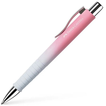 FABER CASTEL ΣΤΥΛΟ POLY SUMMER EDITION XB ΡΟΖ ΓΚΡΙ 241108