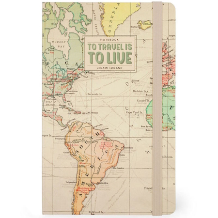LEGAMI MILANO TRAVEL ΣΗΜΕΙΩΜΑΤΑΡΙΟ ΡΙΓΕ ΜΕ ΛΑΣΤΙΧΟ NOTP0100