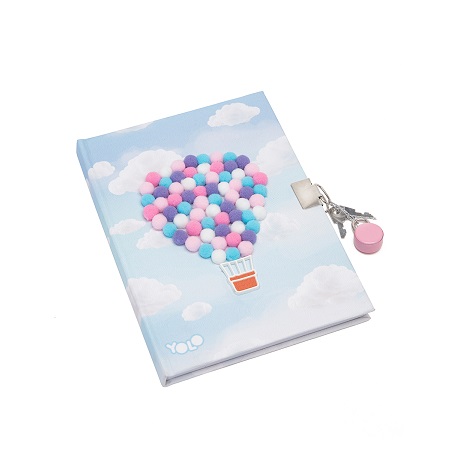 YOLO ΣΗΜΕΙΩΜΑΤΑΡΙΟ A5 ΜΕ ΚΛΕΙΔΑΡΙΑ HOT AIR BALLON 90712